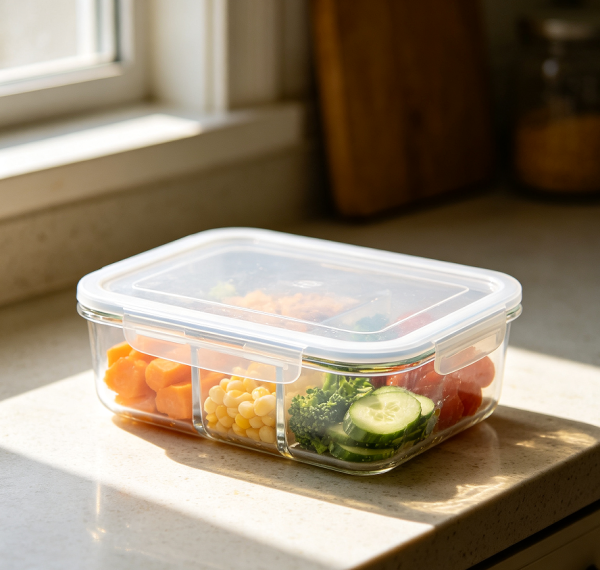 Clear Plastic Meal Prep Storage Container