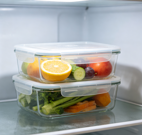 Reusable Food Storage Container for Refrigerator